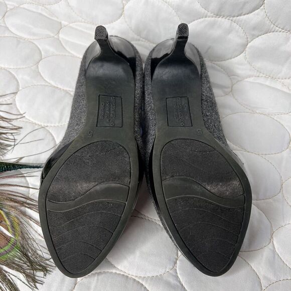 Christian Siriano Womens Felted Platform Pumps sz 5 Stiletto High Heels Shoes - Picture 6 of 9